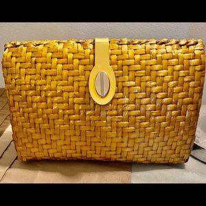 Nordstrom Wicker Clutch